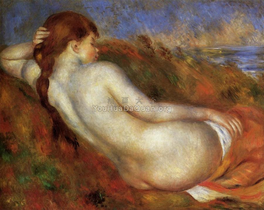 Reclining Nude - 皮埃尔·奥古斯特·雷诺阿